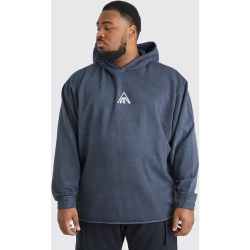 Grande taille - Sweat à capuche oversize délavé - MAN homme - XXXL - Boohooman - Modalova