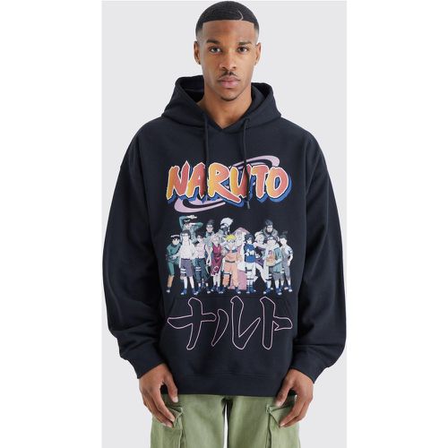 Sweat à capuche oversize imprimé Naruto homme - M - Boohooman - Modalova