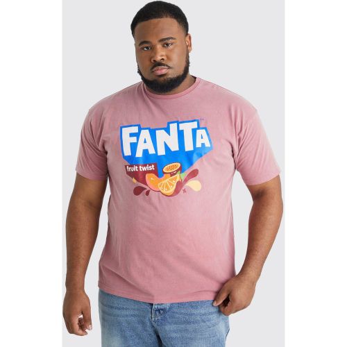 Grande taille - T-shirt à imprimé Fanta - XXXXXL - Boohooman - Modalova