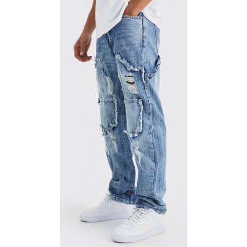 Jean cargo déchiré homme - 30R - Boohooman - Modalova