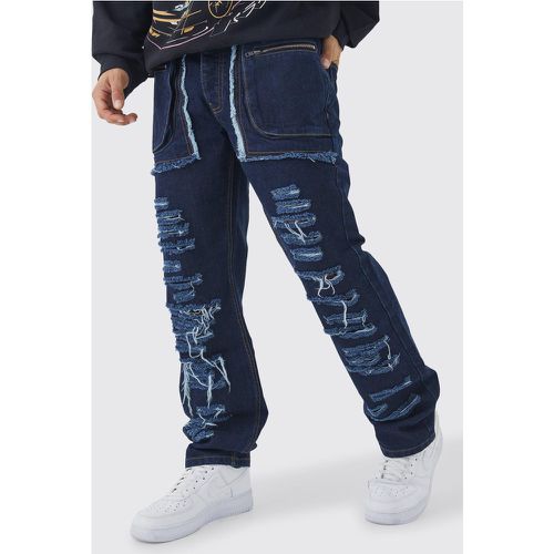 Jean cargo déchiré homme - 34R - Boohooman - Modalova