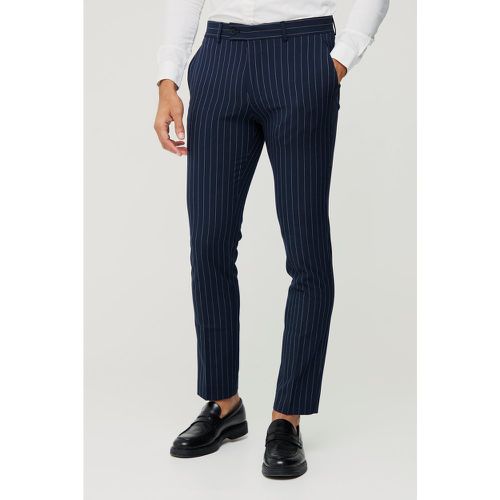 Pantalon de costume skinny à rayures fines - 28 - Boohooman - Modalova