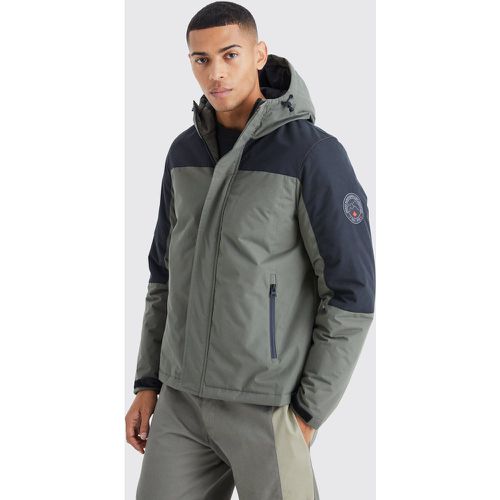 Parka color block légère homme - S - Boohooman - Modalova