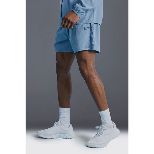 Short à empiècements à imprimé géométrique - MAN Active - XXL - Boohooman - Modalova