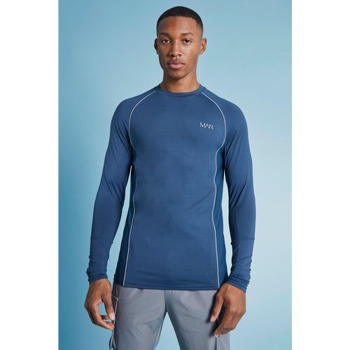 Top de sport moulant à manches longues - MAN Active - L - Boohooman - Modalova