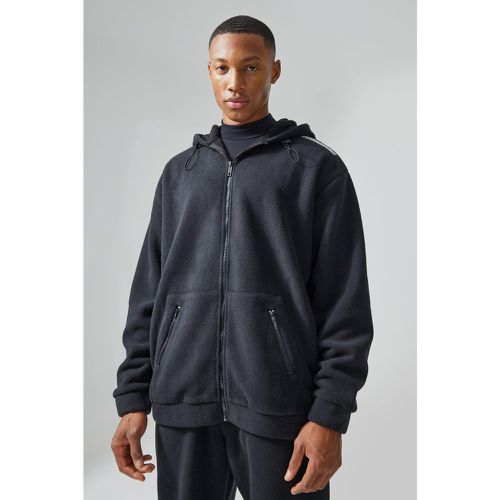 Sweat à capuche oversize épais en polaire homme - M - Boohooman - Modalova