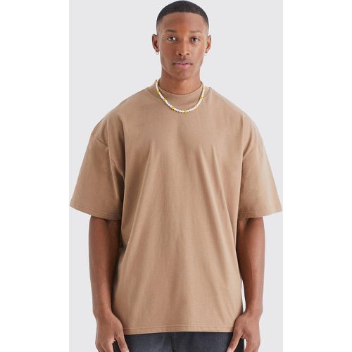 T-shirt oversize à col montant - S - Boohooman - Modalova