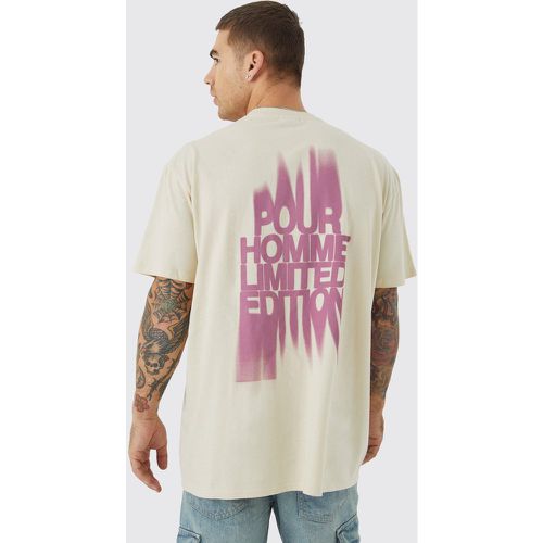 T-shirt oversize imprimé - Boohooman - Modalova