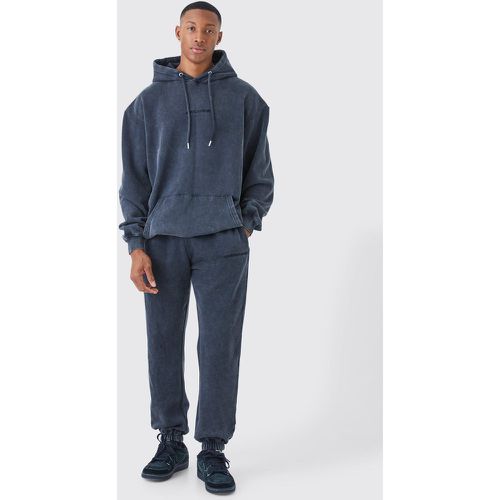 Survêtement oversize délavé - Official - S - Boohooman - Modalova