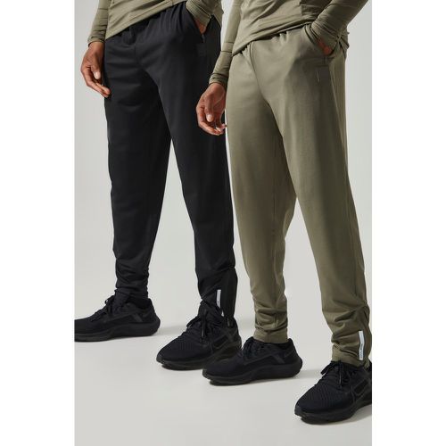 Lot de 2 joggings de sport performance - MAN Active - S - Boohooman - Modalova