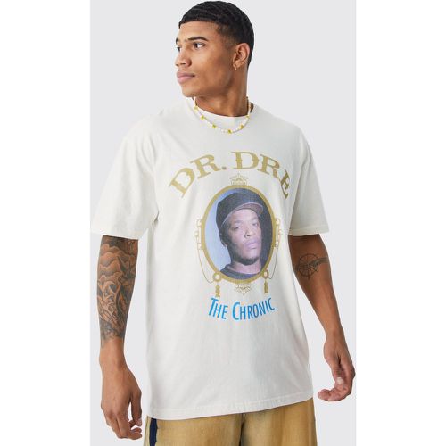 T-shirt oversize à imprimé Dr Dre - Boohooman - Modalova