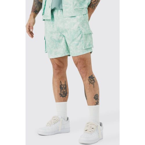 Short cargo à taille élastique - L - Boohooman - Modalova