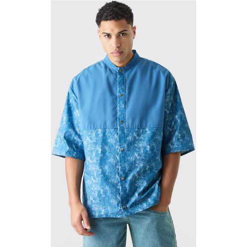 Chemise côtelée à imprimé camouflage - S - Boohooman - Modalova