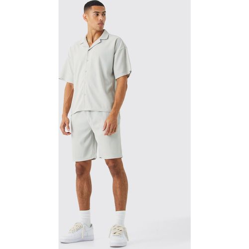 Ensemble côtelé à manches courtes et short - M - Boohooman - Modalova