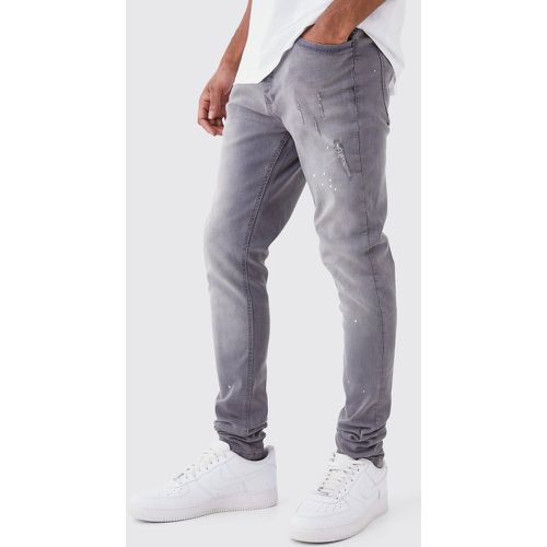 Tall - Jean skinny teinté - 40 - Boohooman - Modalova