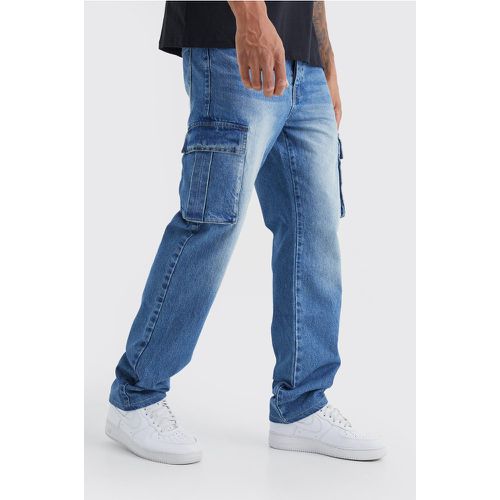 Tall - Jean cargo large homme - 30 - Boohooman - Modalova