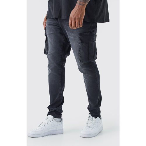 Grande taille - Jean cargo super skinny homme - 38 - Boohooman - Modalova