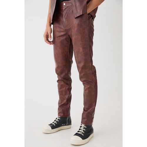 Pantalon slim taille fixe - 32 - Boohooman - Modalova