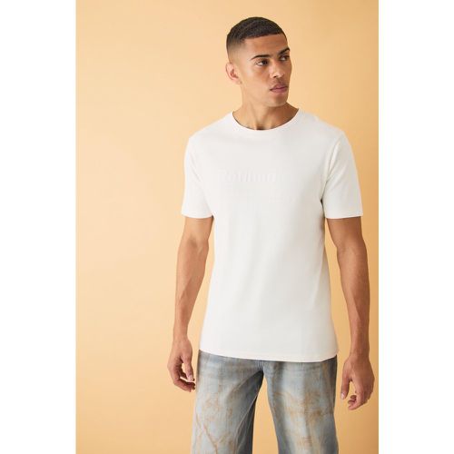 T-shirt oversize imprimé - L - Boohooman - Modalova