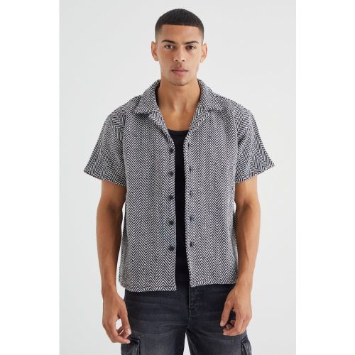 Chemise ample à manches courtes - XS - Boohooman - Modalova