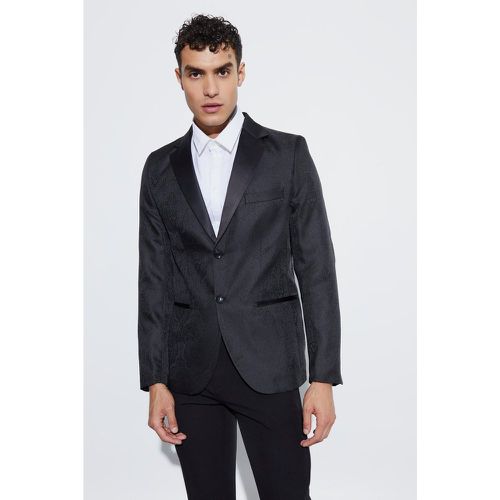 Veste de costume slim à revers contrastants - 38 - Boohooman - Modalova