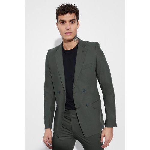 Blazer croisé super skinny - 36 - Boohooman - Modalova