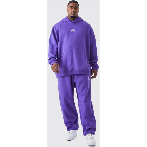 Grande taille - Survêtement oversize avec sweat à capuche - MAN - XXXXL - Boohooman - Modalova