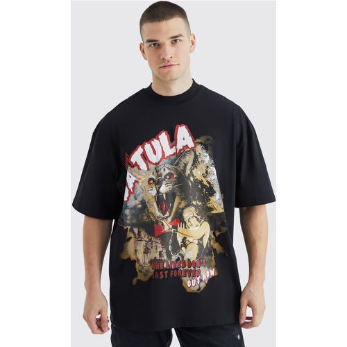 Tall - T-shirt oversize à imprimé Cataula - Boohooman - Modalova