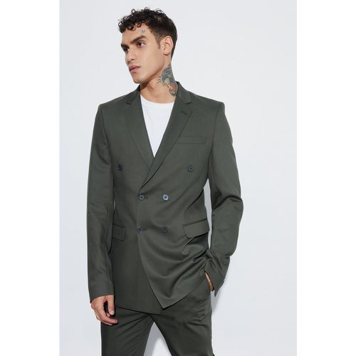 Tall - Blazer croisé cintré - 40 - Boohooman - Modalova