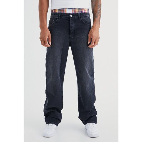 Tall - Jean baggy boxer - 30 - Boohooman - Modalova