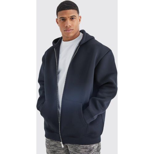 Sweat à capuche oversize zippé homme - M - Boohooman - Modalova
