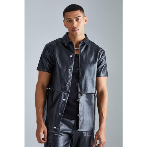 Chemise détachable à manches courtes - L - Boohooman - Modalova