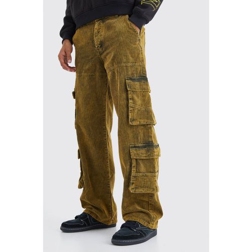 Pantalon cargo baggy à poches multiples - - 28R - Boohooman - Modalova
