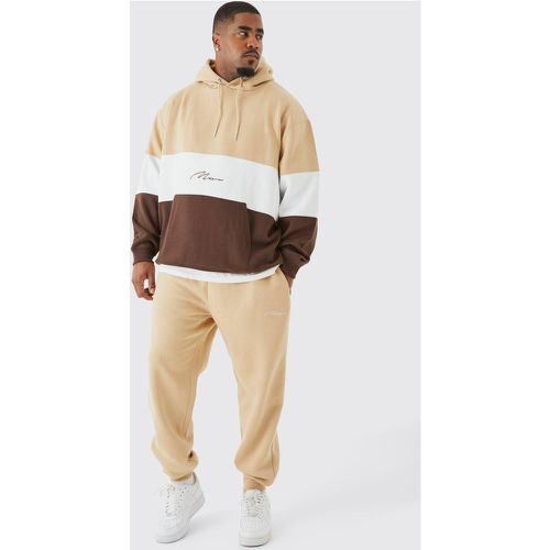 Grande taille - Survêtement color block - XXL - Boohooman - Modalova