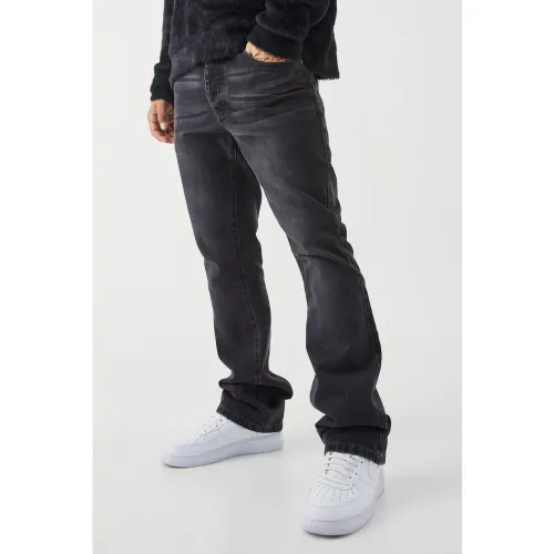 Jean flare slim - 28 - Boohooman - Modalova