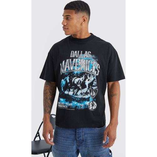 T-shirt à imprimé Dallas Mavericks - Boohooman - Modalova