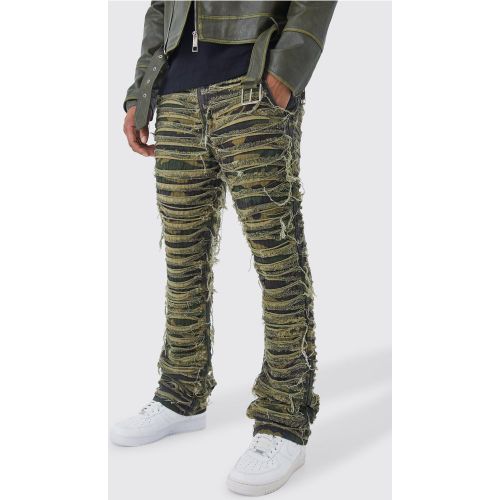 Pantalon slim à imprimé camouflage - 32 - Boohooman - Modalova