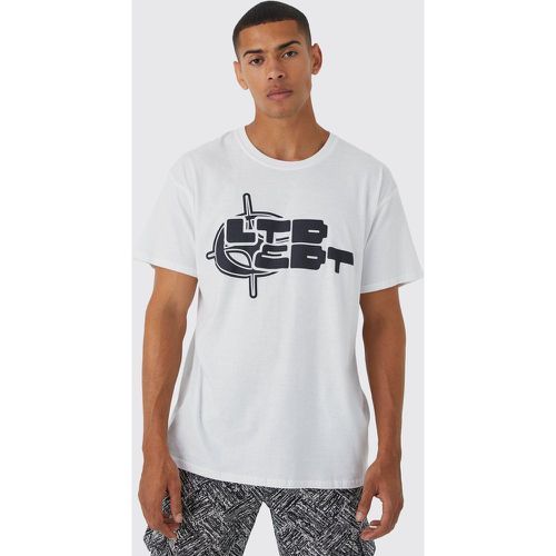 T-shirt oversize imprimé - M - Boohooman - Modalova