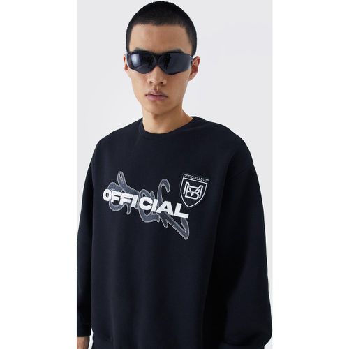 Sweat oversize - Official homme - L - Boohooman - Modalova