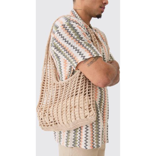 Tote bag en maille ouverte - ONE SIZE - Boohooman - Modalova