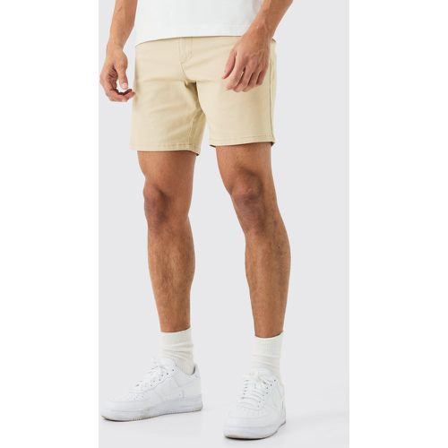 Short chino skinny à taille fixe - L - Boohooman - Modalova