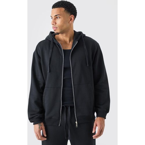 Sweat à capuche oversize zippé homme - S - Boohooman - Modalova