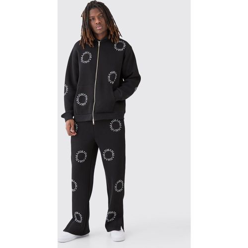 Survêtement oversize zippé - MAN - L - Boohooman - Modalova