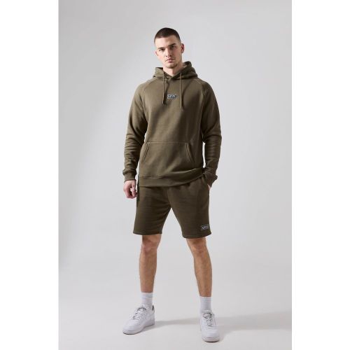 Tall - Ensemble de sport avec sweat à capuche et short - MAN Active - M - Boohooman - Modalova