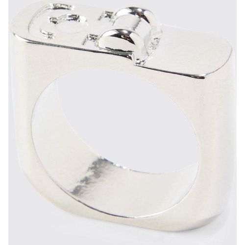 Detailed Ring In Silver - - S/M - Boohooman - Modalova
