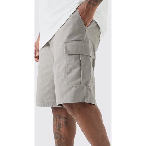 Grande taille - Short cargo large à taille élastiquée - XXXL - Boohooman - Modalova