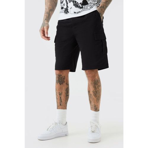 Tall - Short cargo large à taille élastiquée - XXL - Boohooman - Modalova