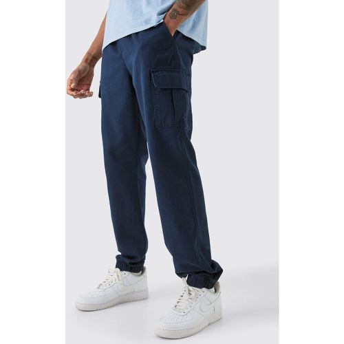 Tall - Pantalon cargo slim à taille élastiquée - S - Boohooman - Modalova