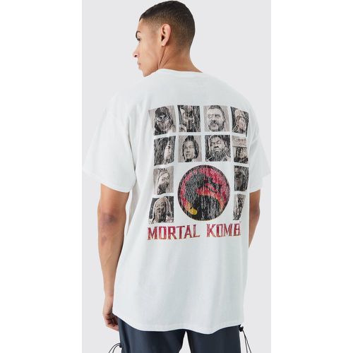 T-shirt oversize à imprimé Mortal Kombat - Boohooman - Modalova