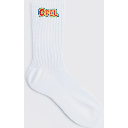 Chaussettes à logo imprimé - Ofcl - ONE SIZE - Boohooman - Modalova